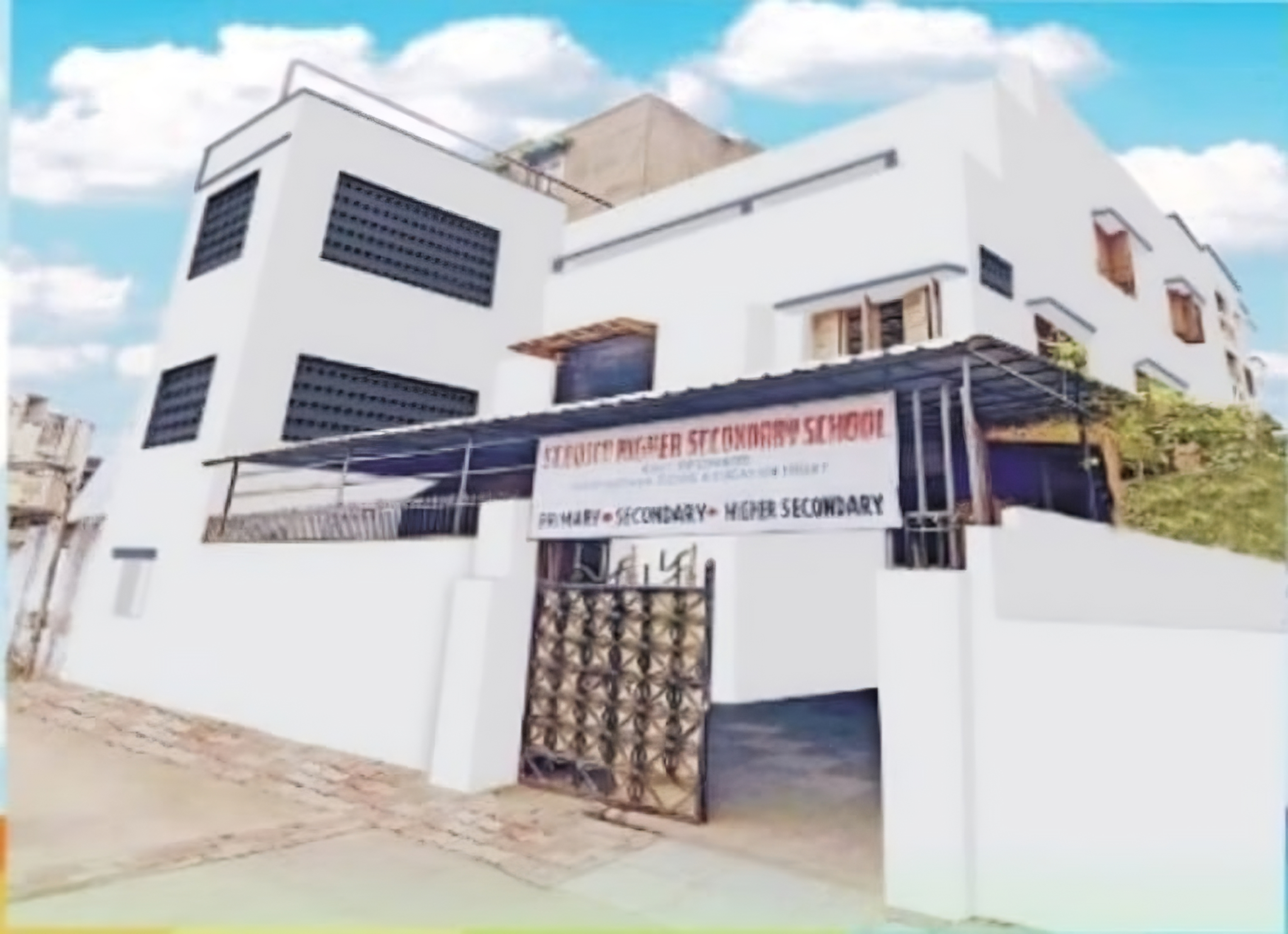 Happy students at St. Bosco English School